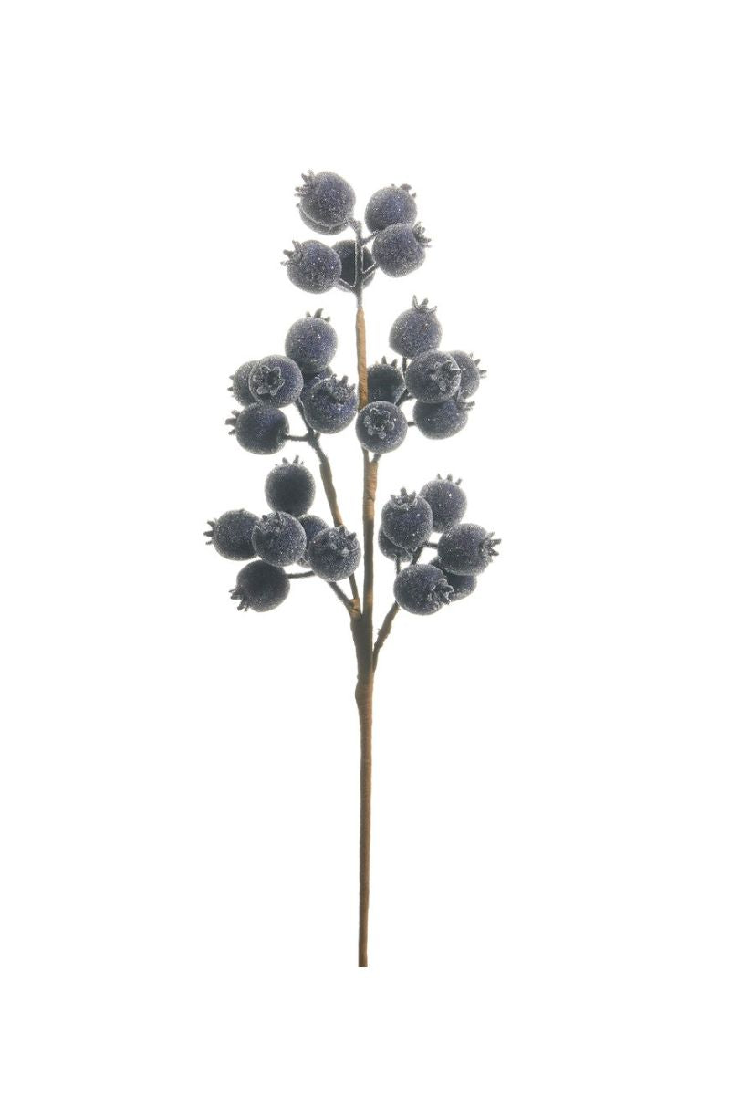 Iced Berry Pod Spray 21" Blue