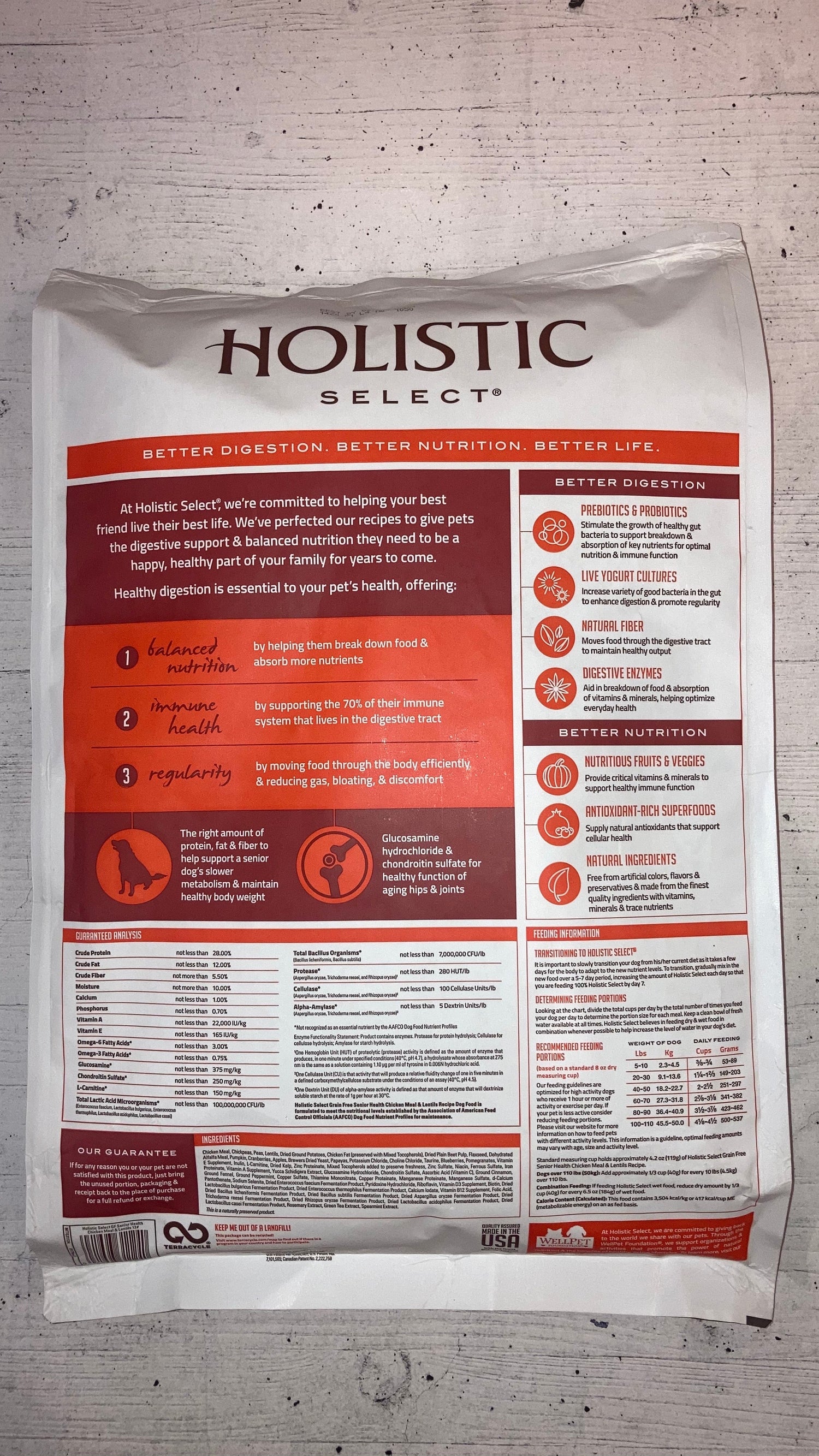 HOLISTIC CKN/LENTIL SENIOR 12