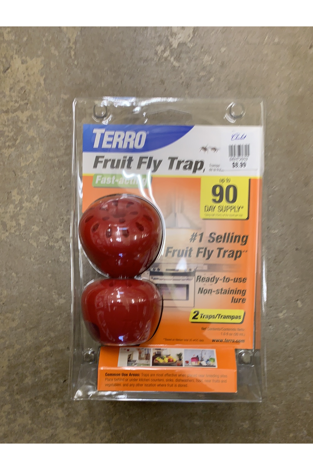 TRAP, FRUIT FLY 2PK