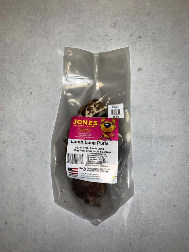 JONES LAMB LUNG PUFFS 4OZ