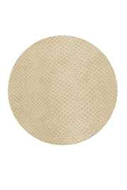 COASTER, EACH IVORY SNAKESKIN