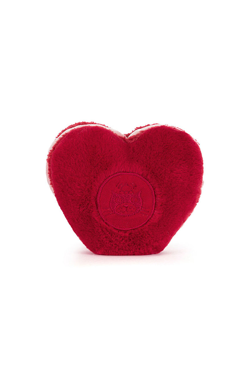 Jellycat Amuseables Arlette Heart Macaron Red