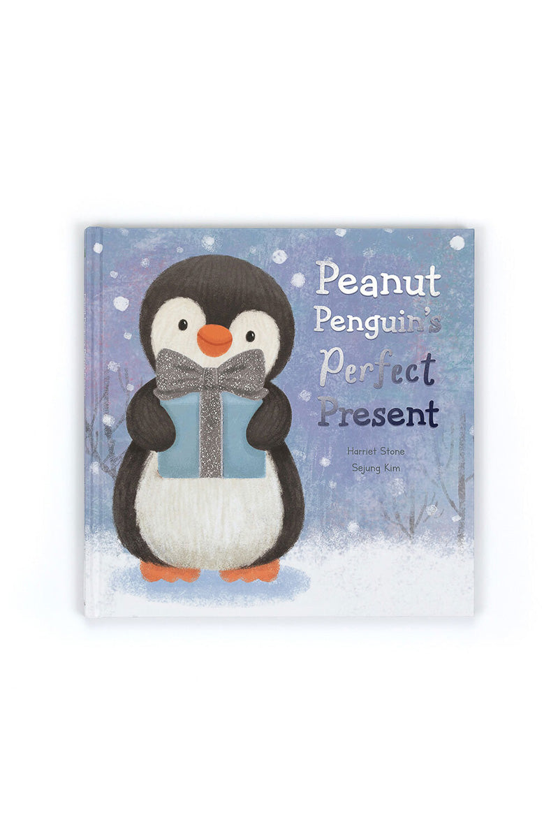 Jellycat Peanut Penguin's Perfect Present Book