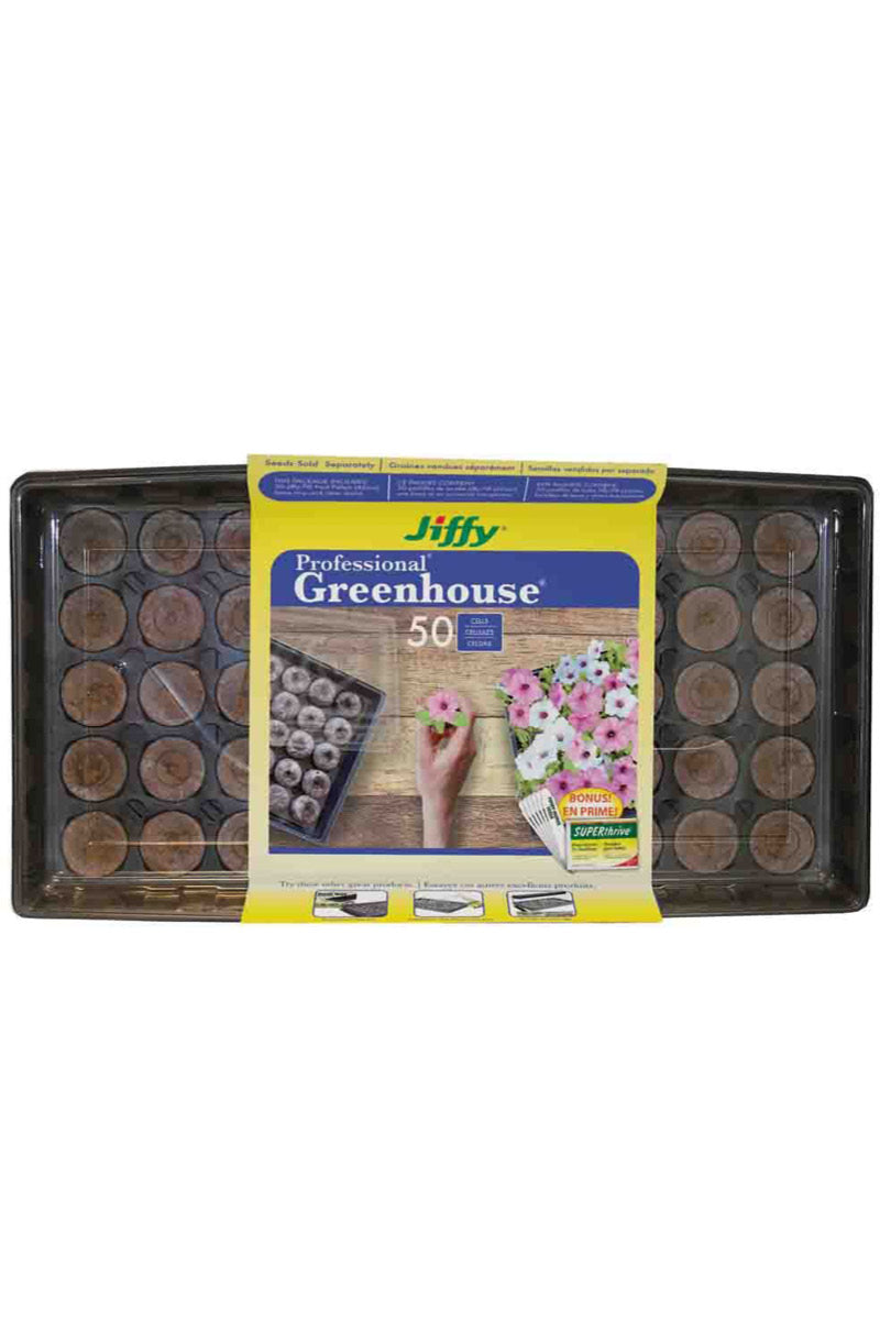JIFFY GREENHOUSE KIT 50 PELLET
