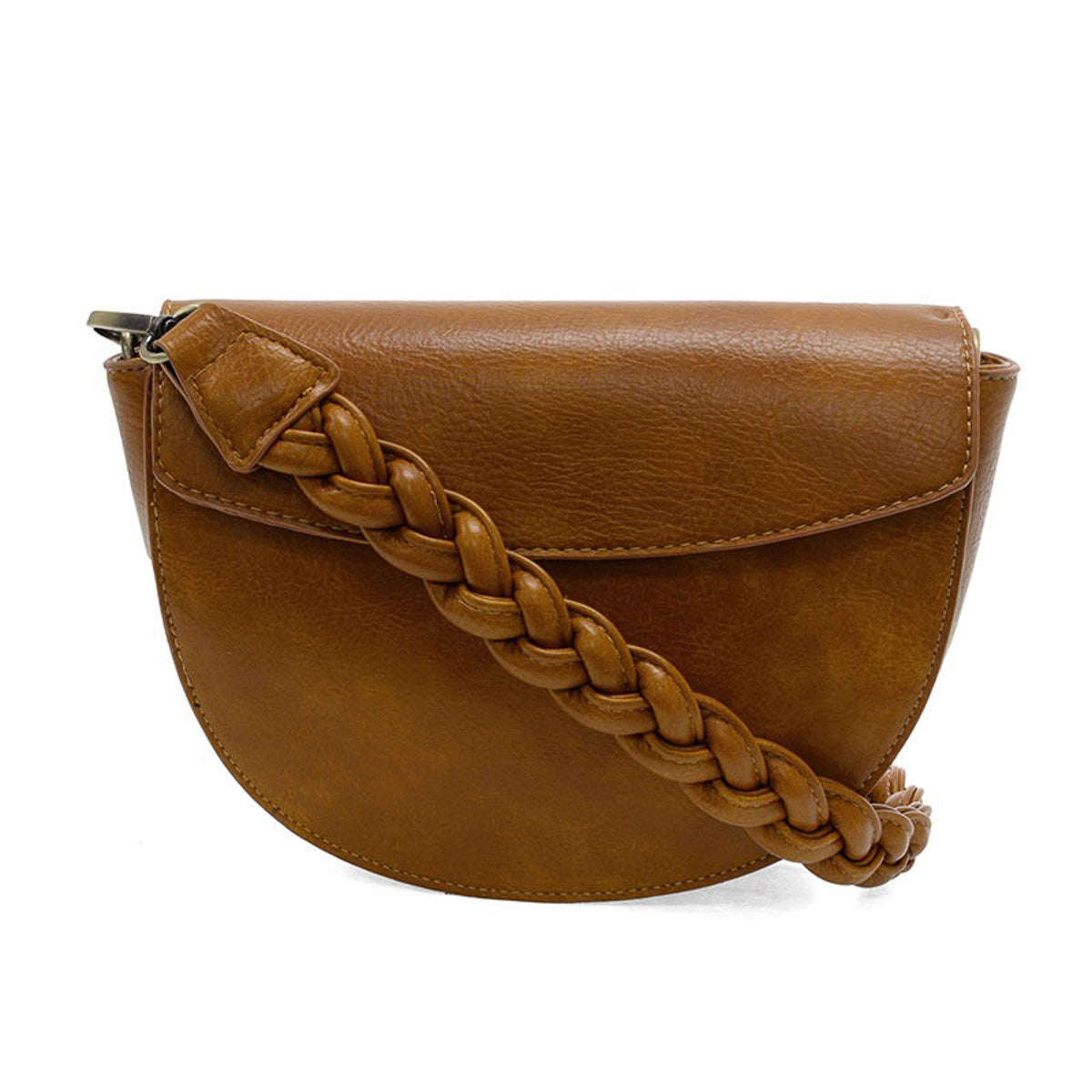 Linda Crescent Crossbody Dark Amber