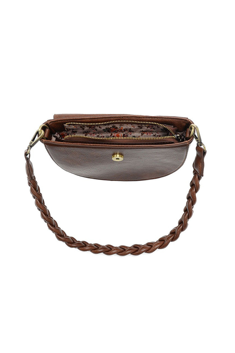 Linda Crescent Crossbody Hickory