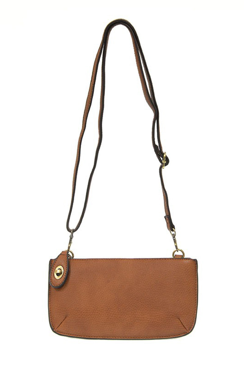 Mini Crossbody Wristlet Clutch Cedar Brown