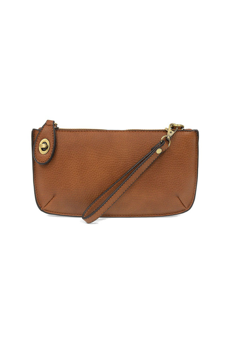 Mini Crossbody Wristlet Clutch Cedar Brown
