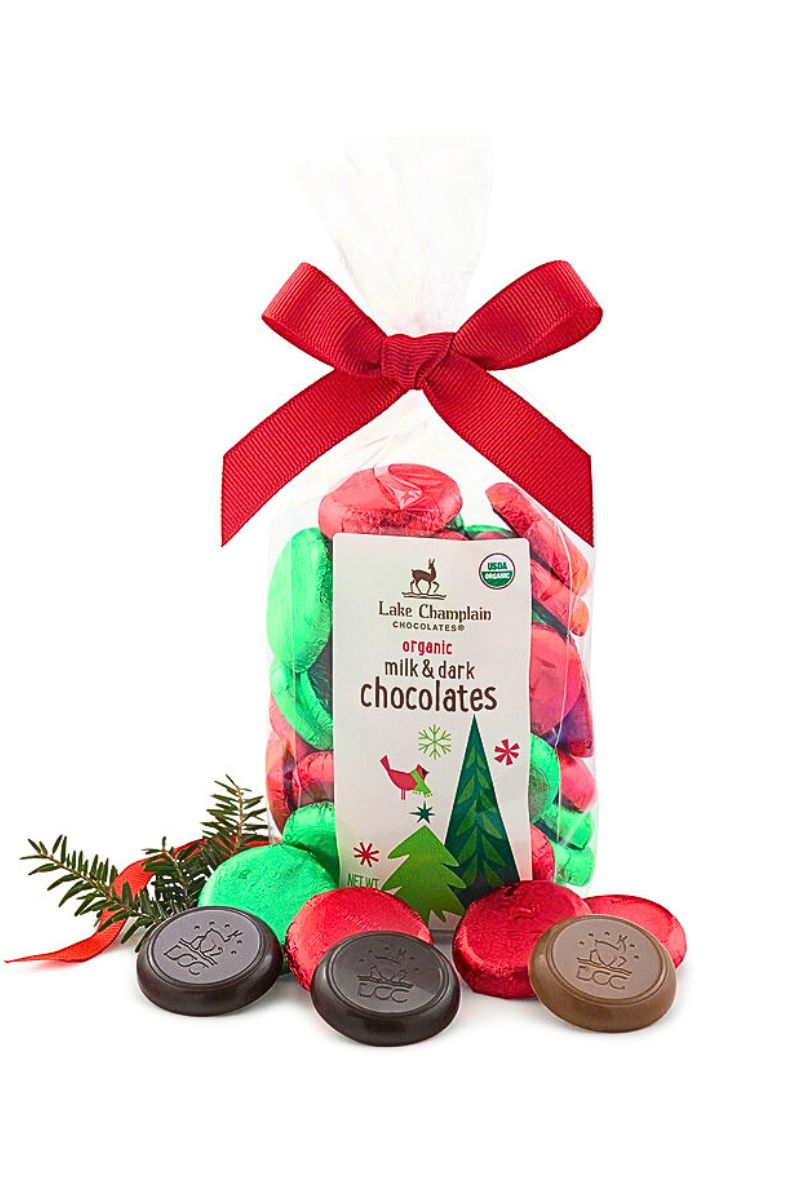 Lake Champlain Christmas Coins Dark & Milk Chocolate