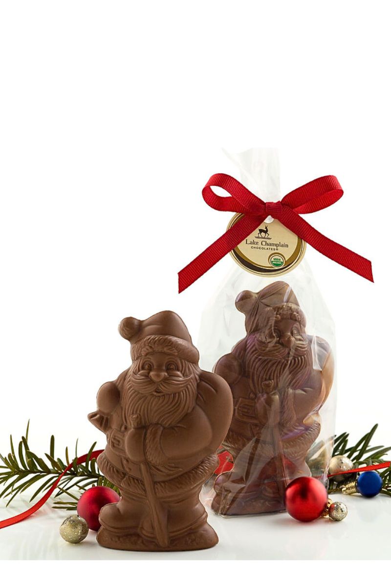 Lake Champlain Christmas Jolly Santa Milk Chocolate