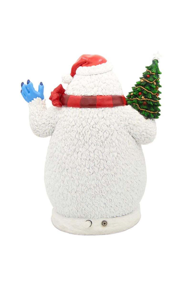 Lighted Musical Bumble Abominable Snowman  2 Tier Decoration