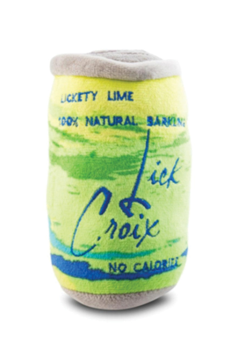 Haute Diggity Dog Lick Croix Barkling Water Lickety Lime Dog Toy Small 3.5"