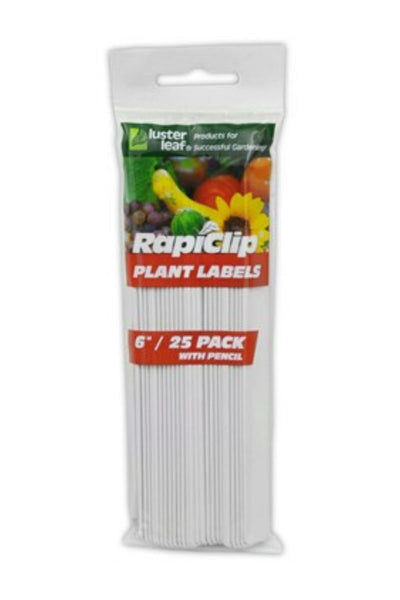 Luster Leaf 6" Plant Labels 50 pack