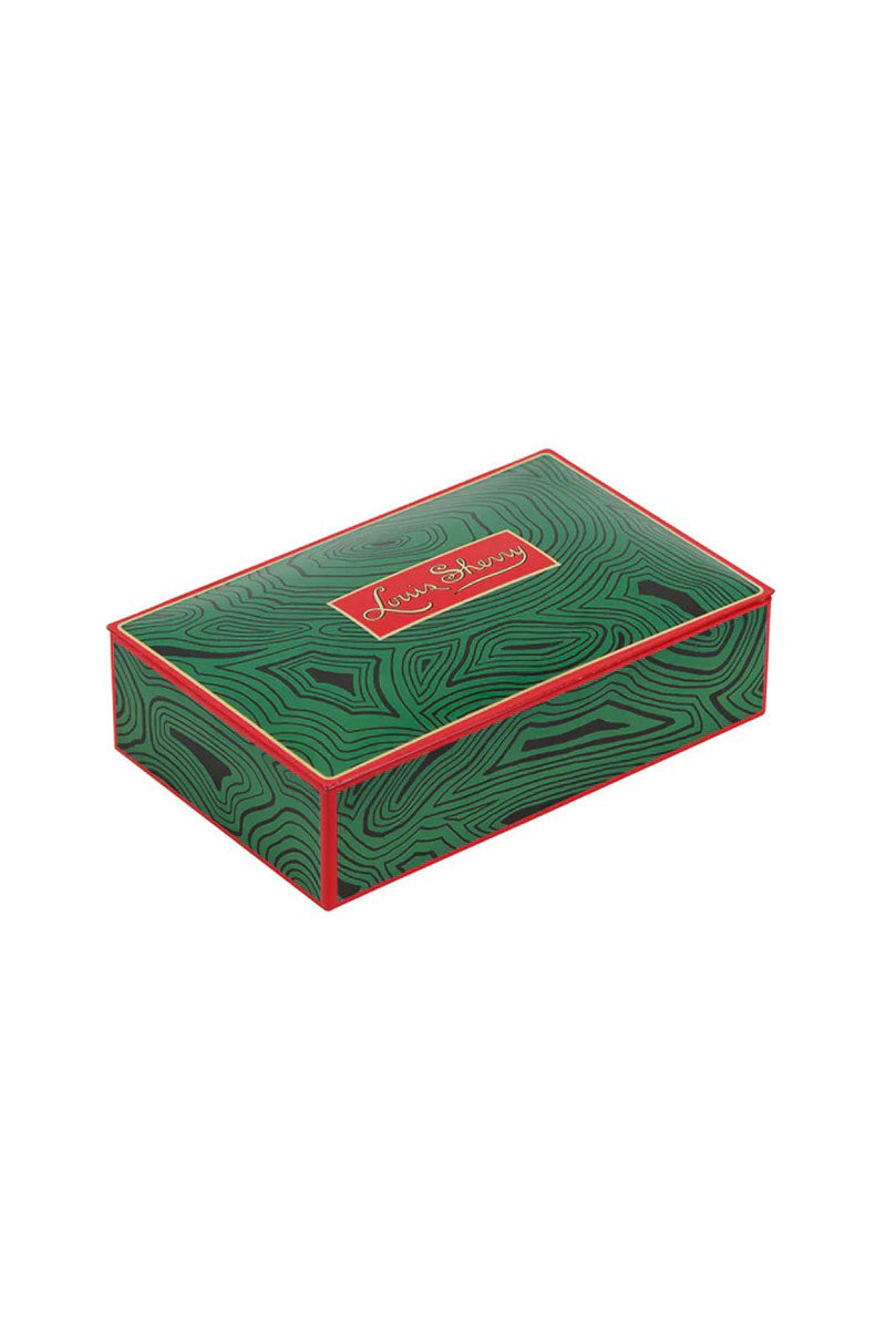 Louis Sherry 12-Piece Chocolate Tin Malachite