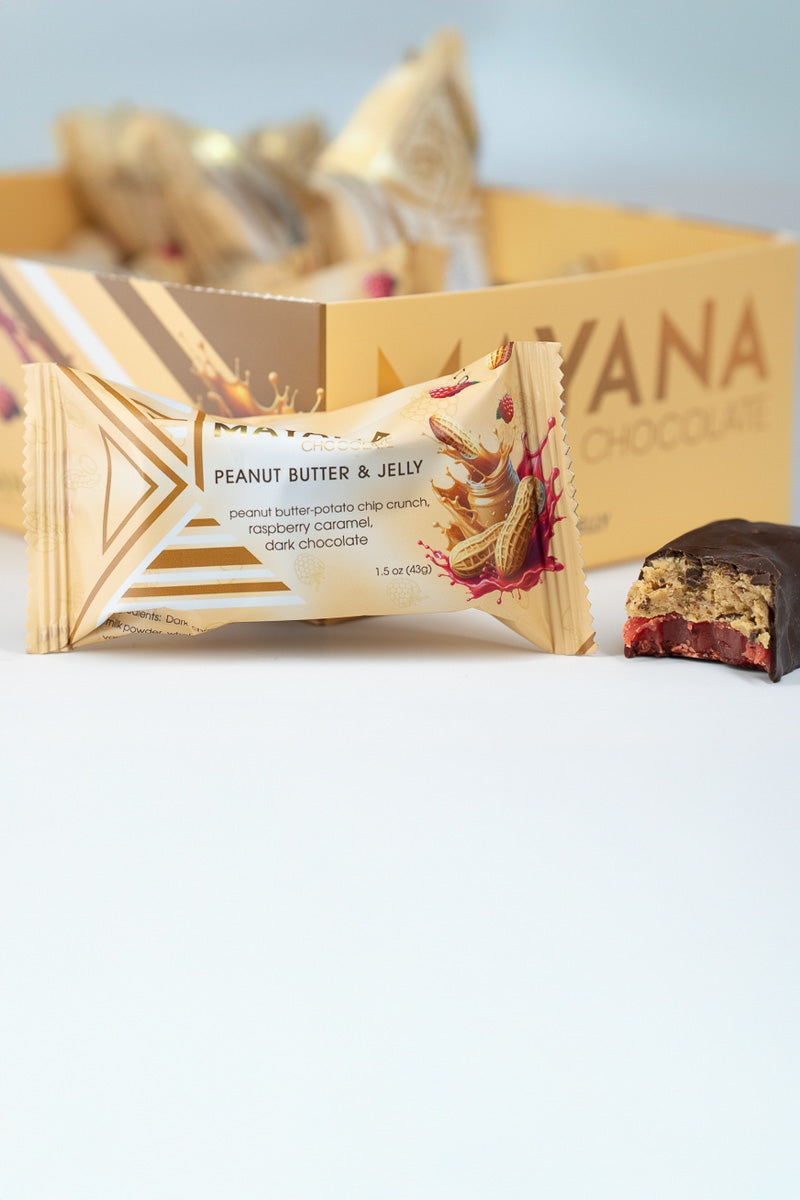 Mayana Chocolate Peanut Butter & Jelly Mini Bar