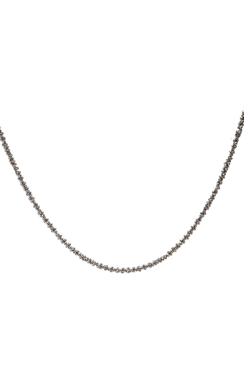 Metal Jingle Bell Garland 72" Silver Finish