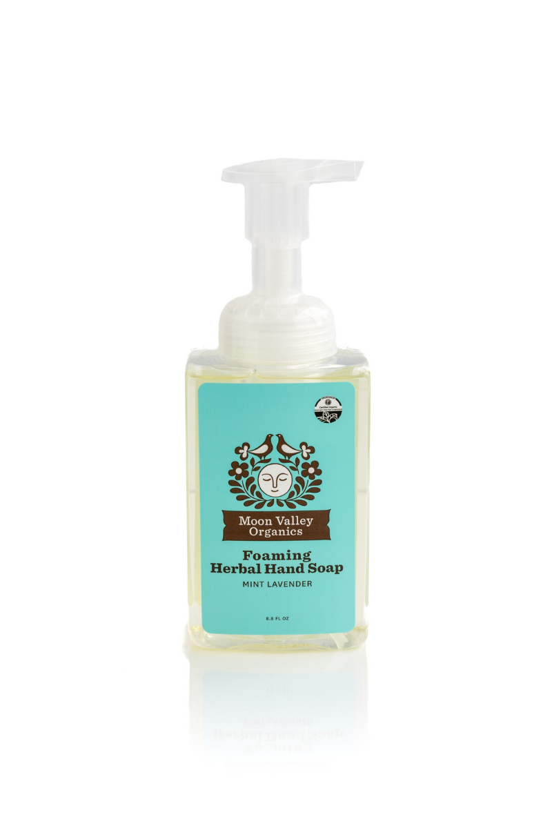 Moon Valley Organics Foaming Herbal Hand Soap Mint Lavender