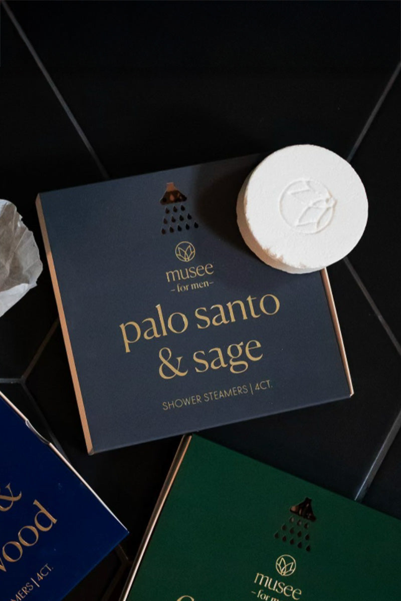 Musee Shower Steamers Palo Santo & Sage