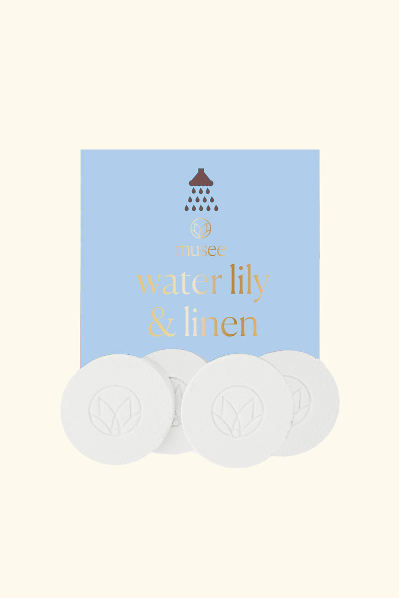 Musee Shower Steamers Water Lily & Linen