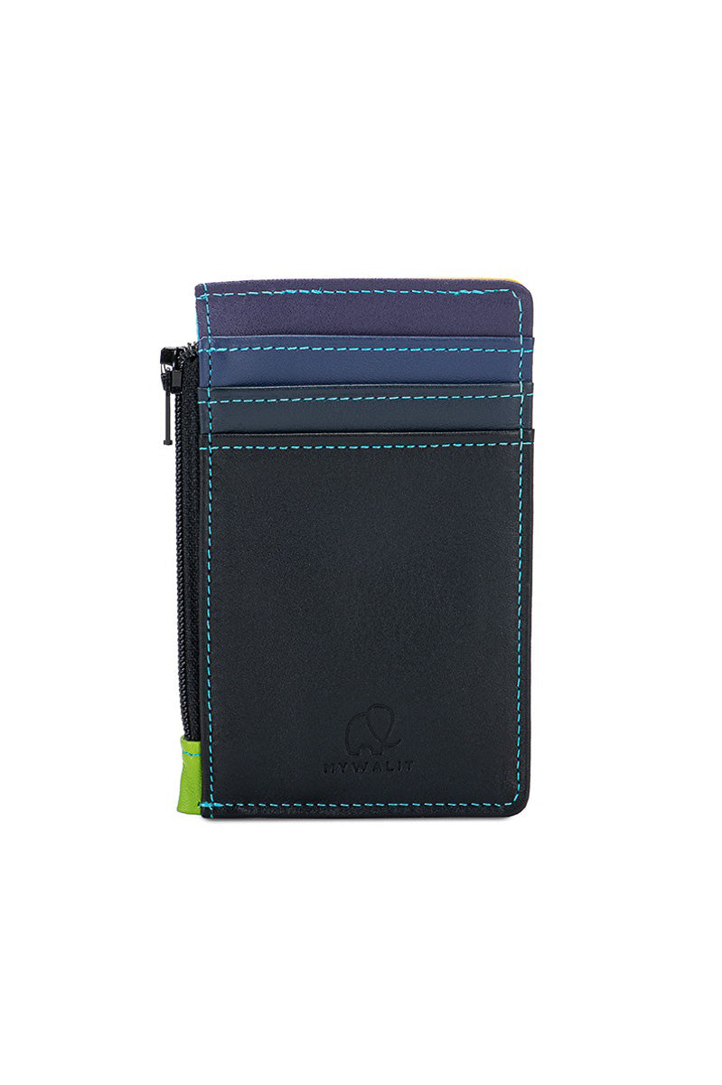 Mywalit Credit Card Holder with Coin Purse Black Pace
