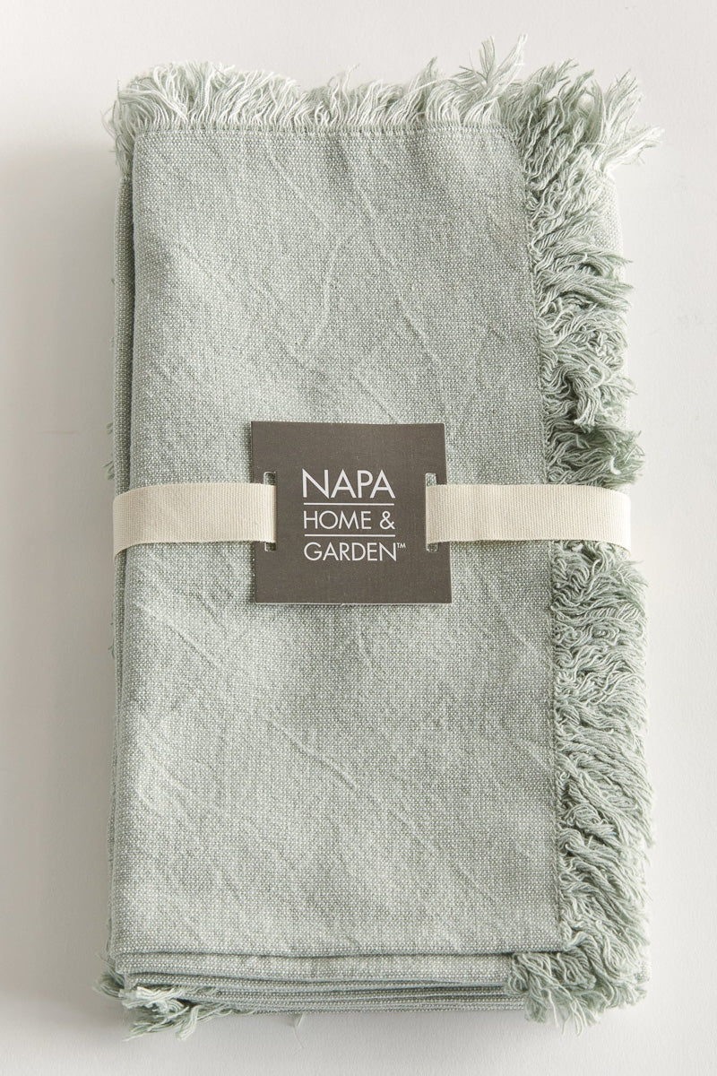 Napa Aura Dinner Napkins Seafoam Set of 4