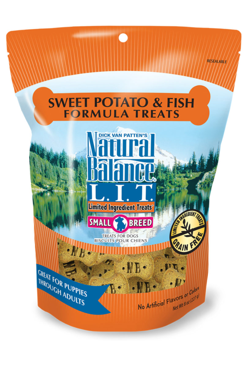 Natural Balance Rewards Crunchy Dog Biscuits Small Breed 8 oz Salmon