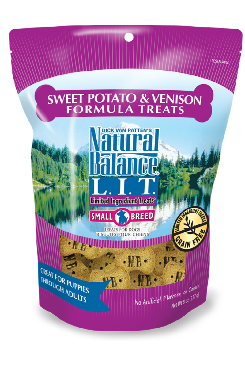 Natural Balance Rewards Crunchy Biscuits With Real Venison Small Breed 8 oz