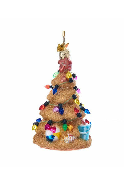 ORN SAND XMAS TREE N/G 5"