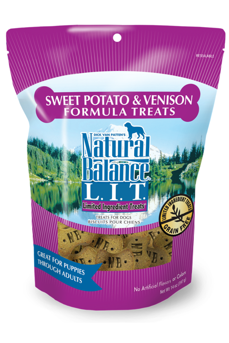 Natural Balance Rewards Crunchy Biscuits With Real Venison 14 oz