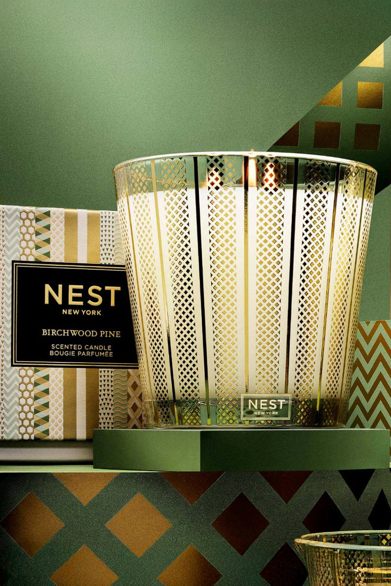 Nest 3-Wick Candle Birchwood Pine