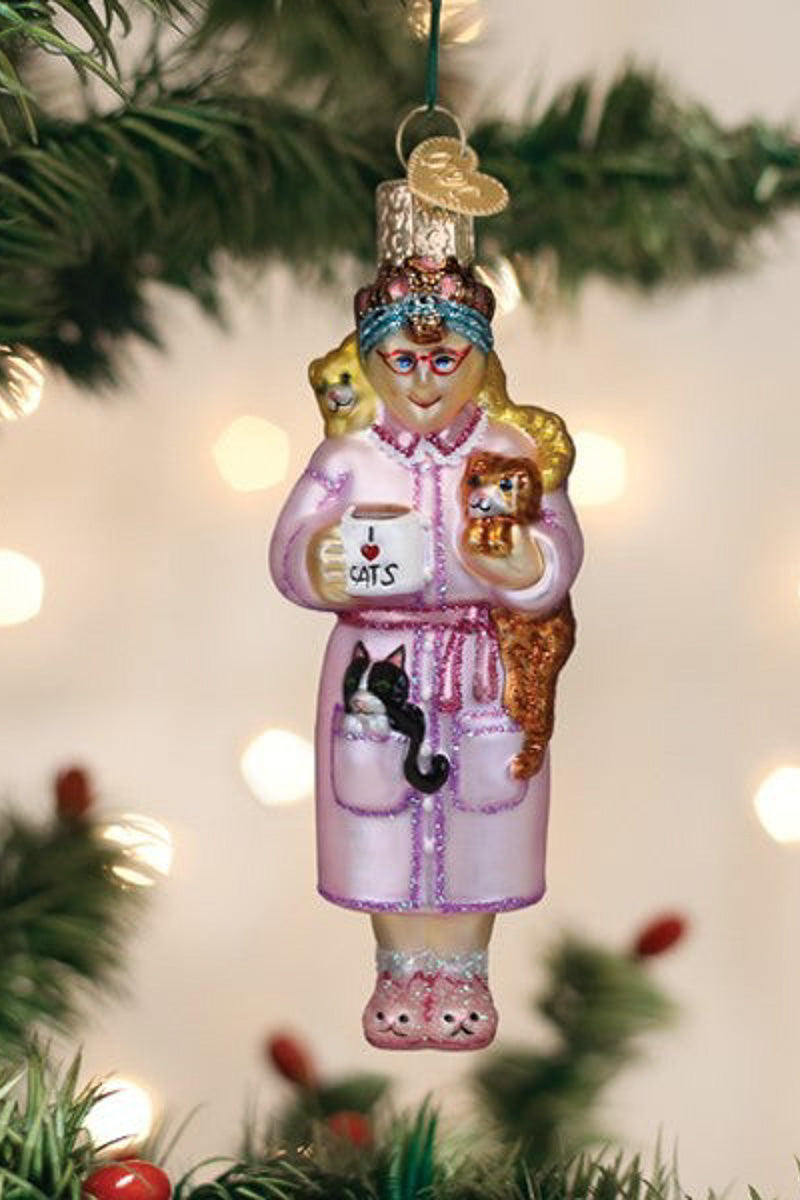Cat Lady Ornament