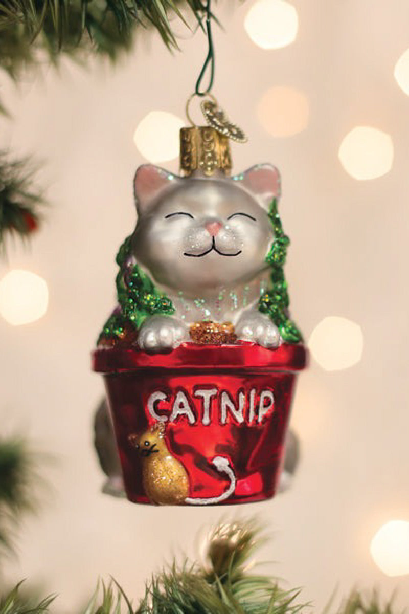 Catnip Cat Ornament