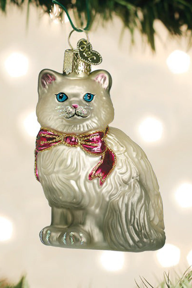 Grey Himalayan Kitty Ornament