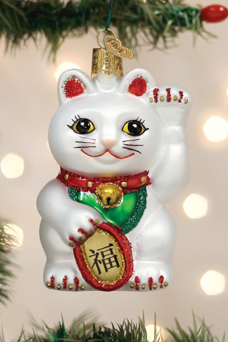 Lucky Cat Ornament
