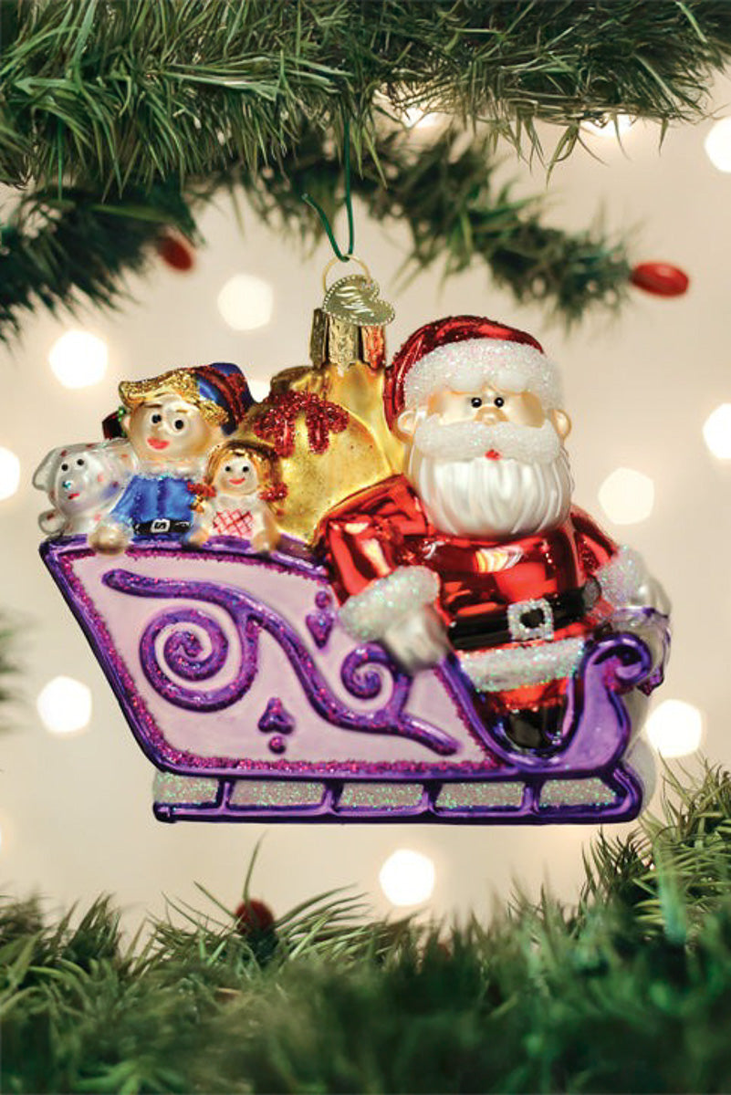 Santa And Friends Ornament
