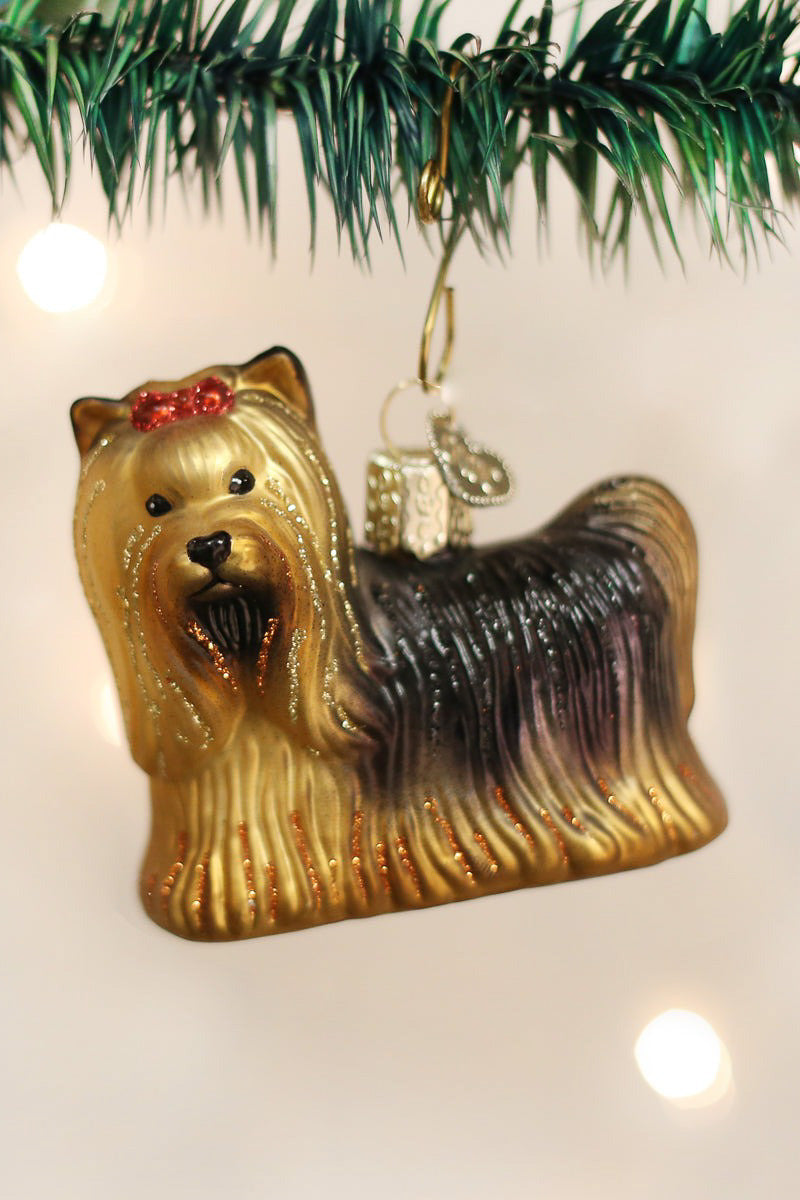 Yorkie Ornament