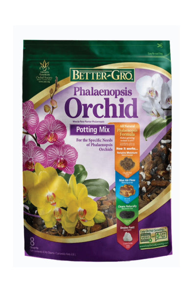 Better-Gro Phalaenopsis Orchid Potting Bark Mix 8 qt