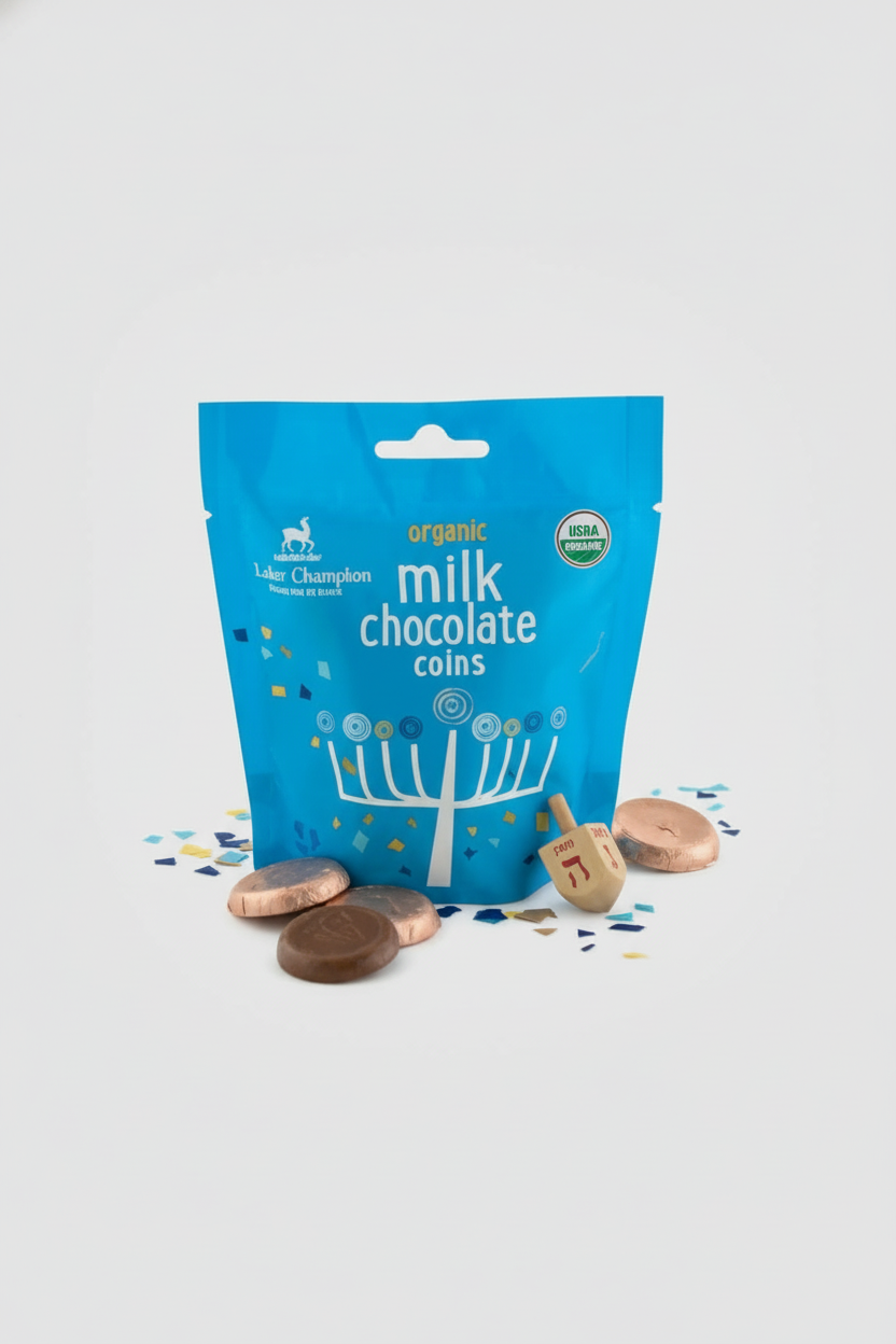 Lake Champlain Hanukkah Coins Milk Chocolate
