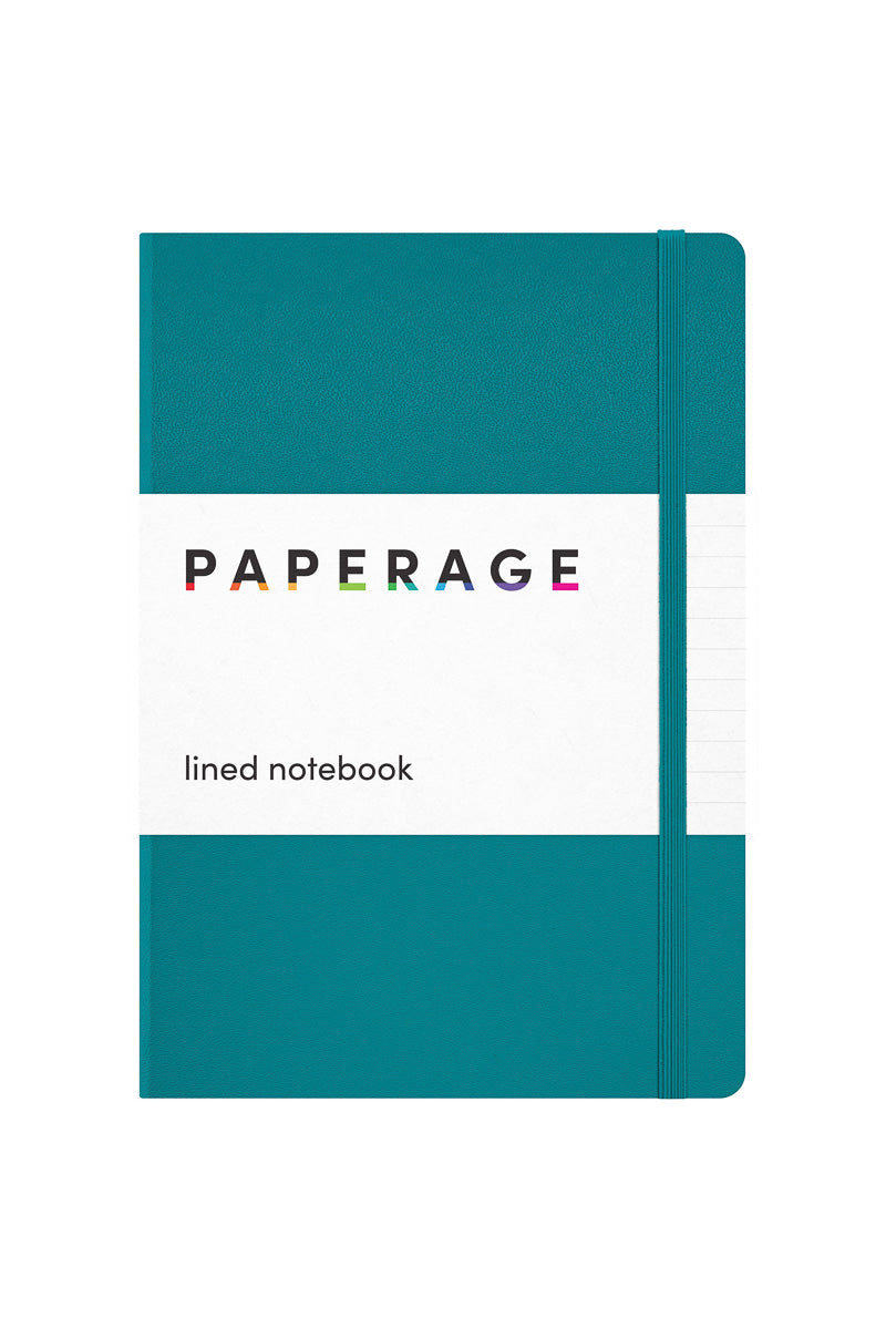 Paperage Casebound Lined Journal Turquoise