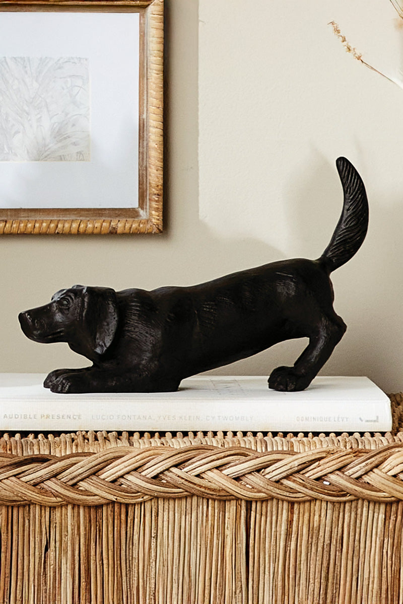 Napa Playful Lab Sculpture Bronze