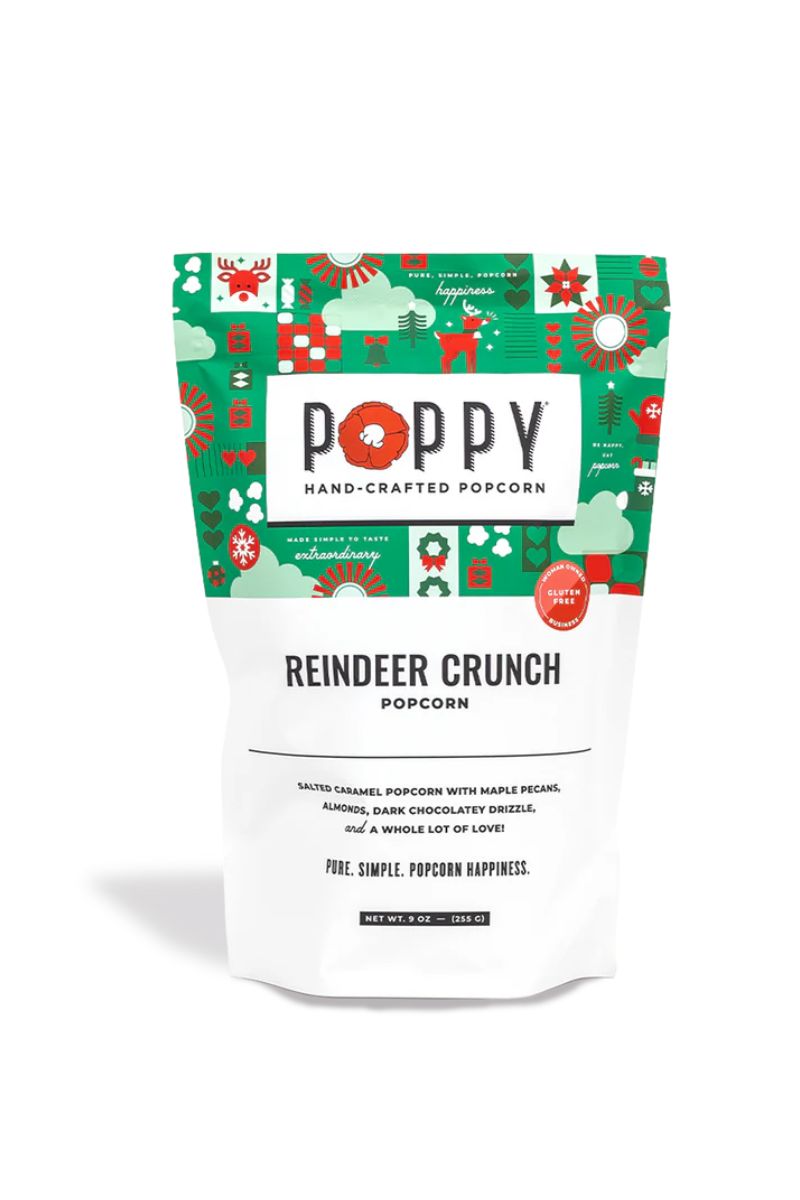 Poppy Hand-Crafted Popcorn Reindeer Crunch