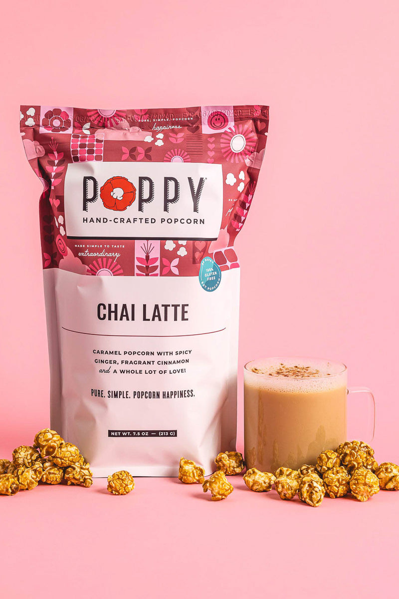Poppy Hand-Crafted Popcorn Chai Latte