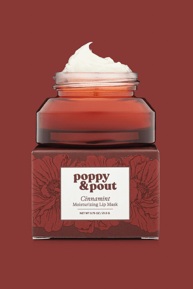 Poppy & Pout Moisturizing Lip Mask Cinnamint