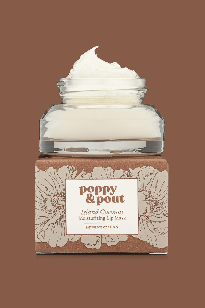 Poppy & Pout Moisturizing Lip Mask Island Coconut