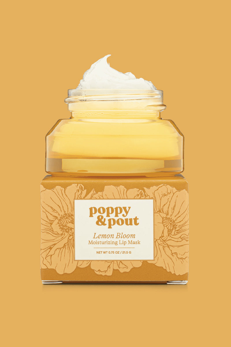 Poppy & Pout Moisturizing Lip Mask Lemon Bloom