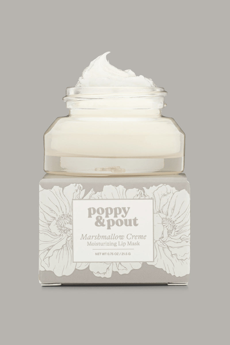 Poppy & Pout Moisturizing Lip Mask Marshmallow Creme