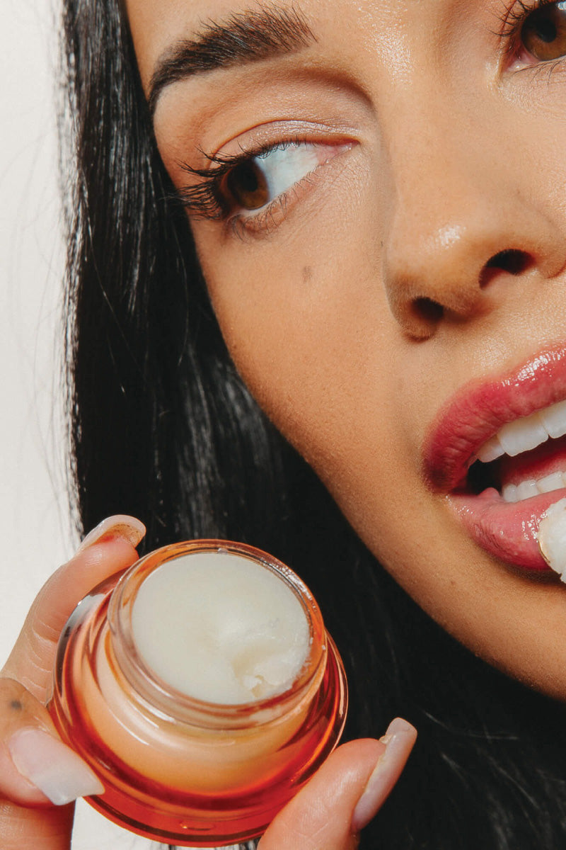Poppy & Pout Moisturizing Lip Mask Pomegranate Peach