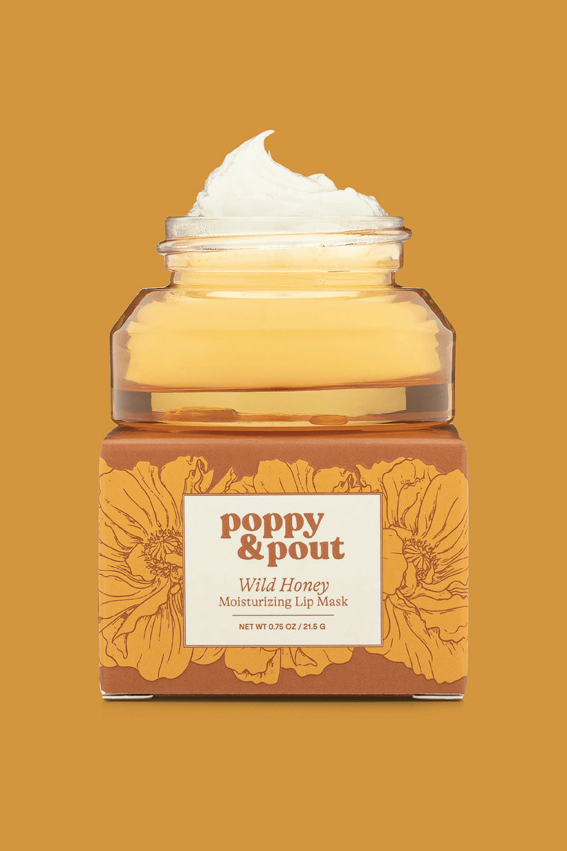 Poppy & Pout Moisturizing Lip Mask Wild Honey