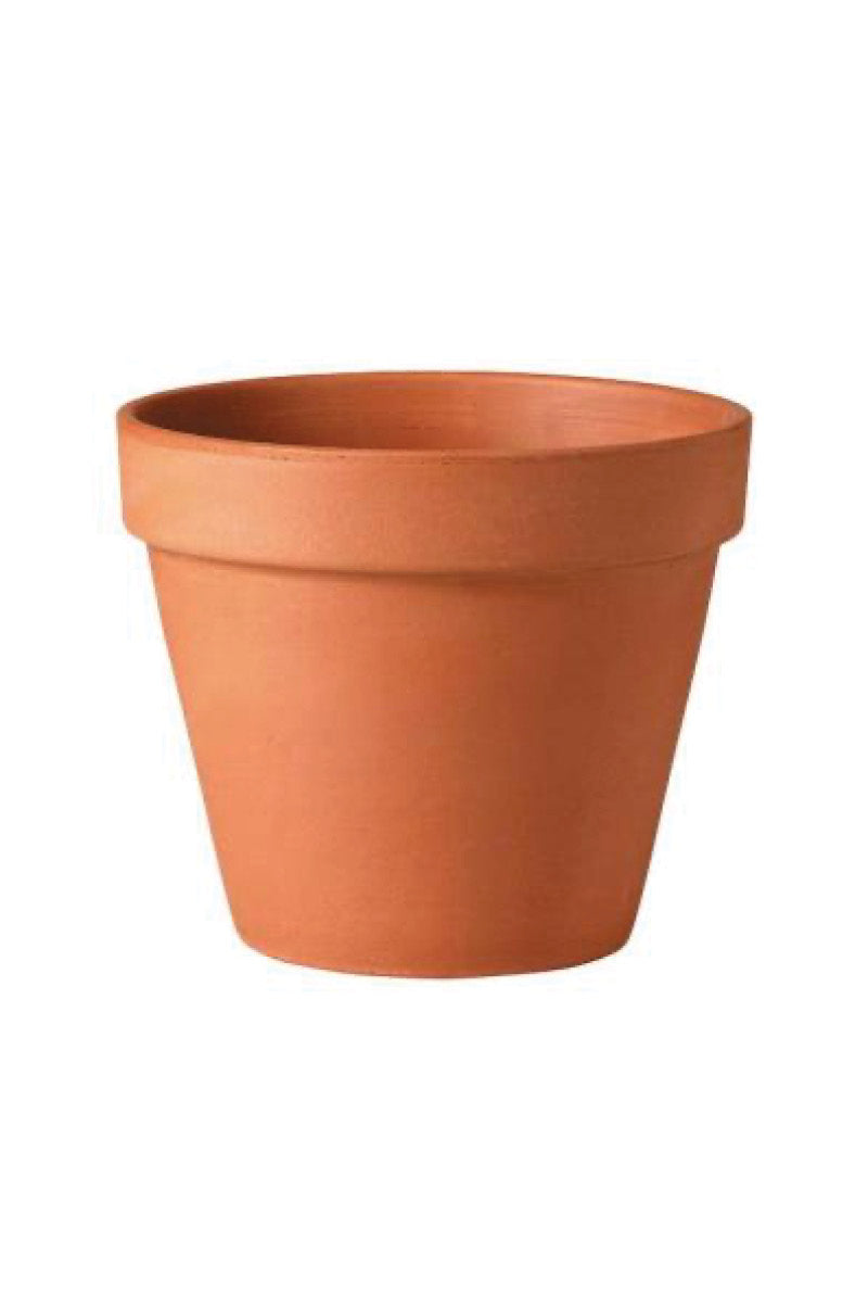 red plant pot Flower Pot Standard 12" Red Clay – Chalet