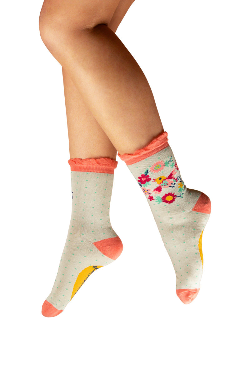 Powder Design Women's Ankle Socks Tweety Wreath